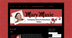 Desktop Screenshot of marymaxieauthor.com